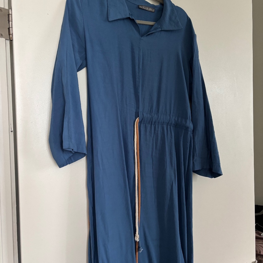 Royal blue dress long sleeve maxi dress